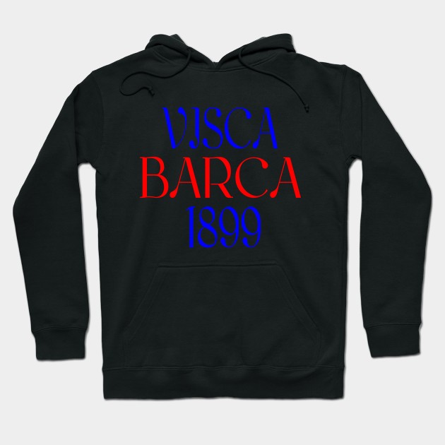 Barcelona Visca Barca Hoodie by Medo Creations